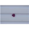 Image 1 : 0.46ct Ruby Heart cut