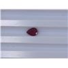 Image 1 : 1.14ct Natural Ruby Pear cut