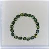 17.75ct Green Sapphire 20pcs Oval cut