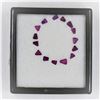 Image 1 : 3.58ct Ruby 15pcs Triangular cut