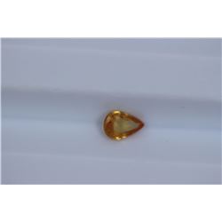 0.22ct Yellow Sapphire Pear cut