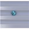 1.65ct Blue Zircon Round cut