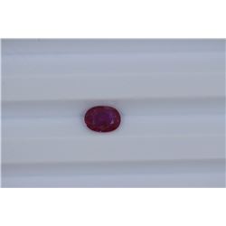 0.84ct Ruby Oval cut