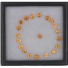 Image 1 : 7.77ct Spesserite 20 pcs Round cut