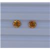 Image 1 : 1.16ct Yellow Tourmaline match pair Round cut