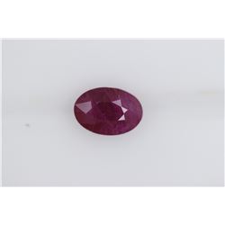 1.04ct Ruby(No-glass) Oval cut