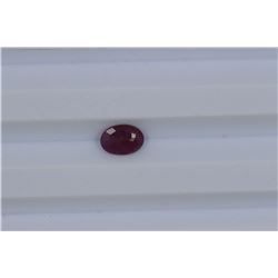 0.61ct Ruby Oval cut