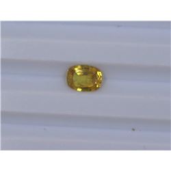 1.44ct Yellow Sapphire Oval cut