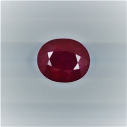 5.1ct  Ruby Oval cut