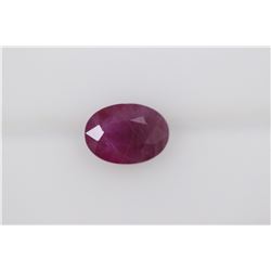 1.06ct Ruby(No-glass) Oval cut