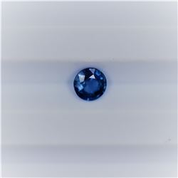 0.72ct Ceylon blue Sapphire Round cut