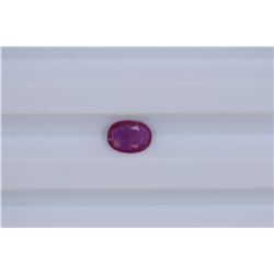 0.72ct Ruby Oval cut