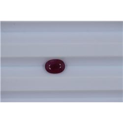 0.88ct Ruby Oval cut