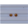 Image 1 : 0.74ct Yellow Tourmaline match pair Round cut