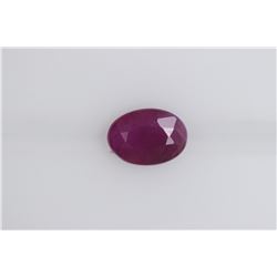 0.71ct Ruby(No-glass) Oval cut