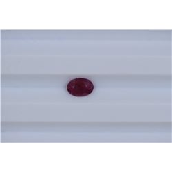 0.64ct Ruby Oval cut