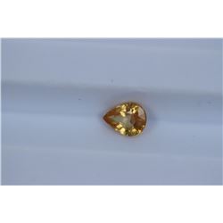 0.38ct Yellow Sapphire Pear cut