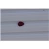 Image 1 : 0.8ct Natural Ruby Pear cut