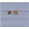 Image 1 : 0.68ct Yellow Tourmaline match pair Round cut