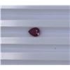 Image 1 : 1.5ct Natural Ruby Pear cut