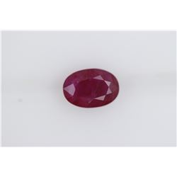 1.48ct Ruby(No-glass) Oval cut