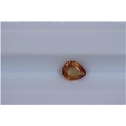 0.28ct Yellow Sapphire Pear cut