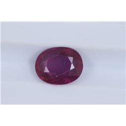 2.35ct Ruby Oval cut