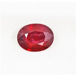 GIA Certified 1.26cts Oval Shape Ruby