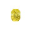 10.75ct Emerald Shape GIA Certified  Yellow Sapphire
