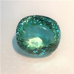 123.66ct Natural copper bearing paraiba tourmaline