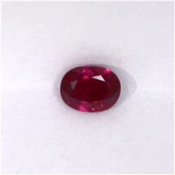 GIA 1.06ct Ruby Oval cut 6.6 x 5 x 3.2