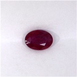 GIA 1.02ct Ruby oval cut 7 x 5.1 x 3