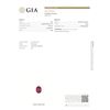 Image 2 : GIA 1.55ct Ruby oval cut 7.38 x 5.69 x 4.06