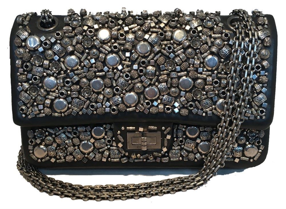 chanel studded bag