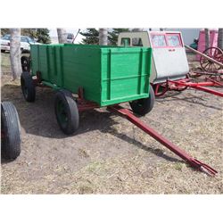 Rubber Tired Wagon, Wooden Box, 5 Ton