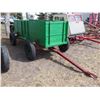 Image 1 : Rubber Tired Wagon, Wooden Box, 5 Ton