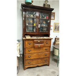 Two Piece China Cabinet