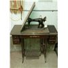 Image 1 : Singer Sewing Machine And Cabinet