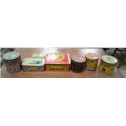 Assortment Of Vintage Tobacco Tins