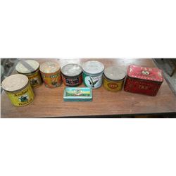 Assortment Of Vintage Tobacco Tins