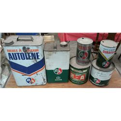 Assortment Of B/A Tins