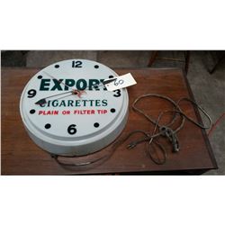 Export A Cigarette Clock, Working Order