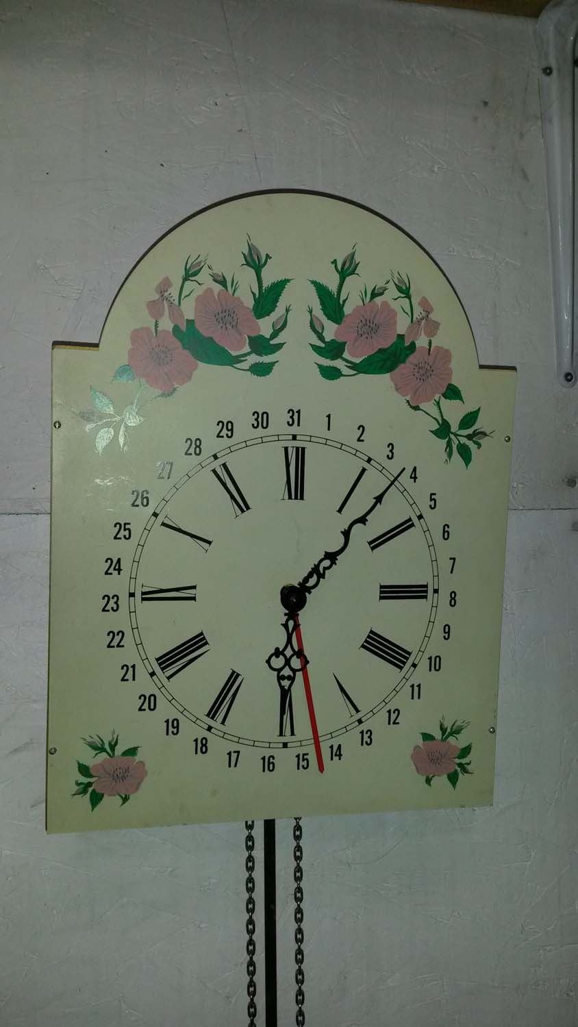 18902930’s Mason Sullivan Co Clock, Kroeger Clock Mennonite