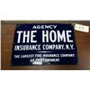 Image 2 : Agency Home Insurance Company Porcelain Sign (20”x14”)