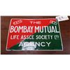Image 2 : The Bombay Mutual Life Assce Society Porcelain Sign (18”x12”)