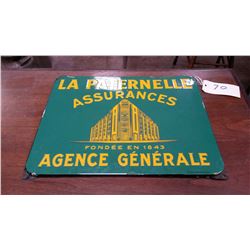 La Paternelle Assurance Porcelain Sing (19”x14 3/4”)