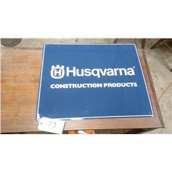 Husqvarna Tub Sign (23 1/2”x19 1/2”)