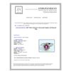 Image 3 : 0.61CT NATURAL CEYLON PINK SAPPHIRE 14K WHITE GOLD RING