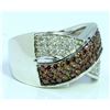 Image 2 : BROWN DIAMOND 0.63CT 18K WHITE GOLD RING