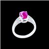 Image 2 : 2.11CT NATURAL RUBY 14K W/G RING